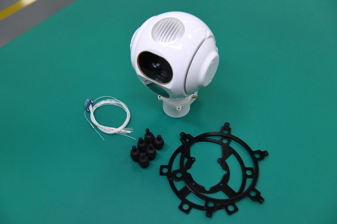 Câmera ótica 12V da suspensão Cardan do UAV do Rangefinder do sensor e do laser do EO de três linhas centrais eletro