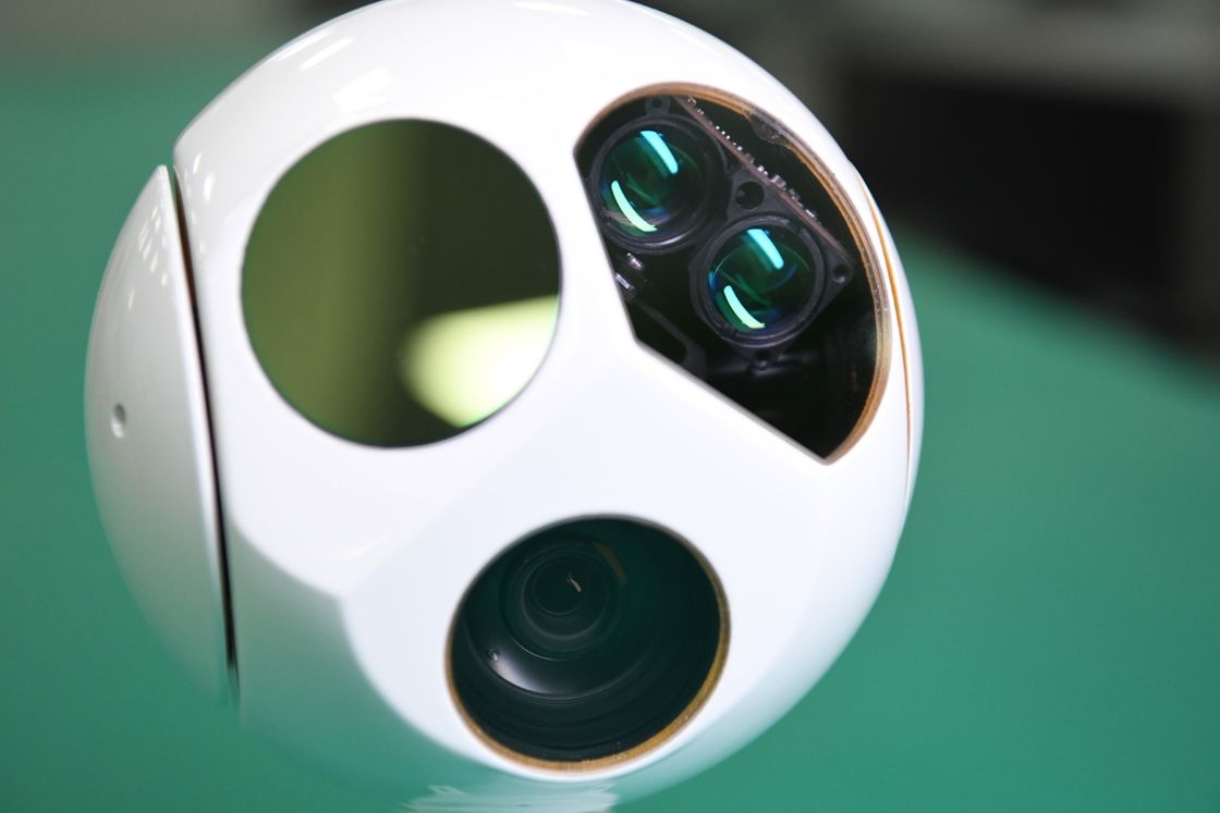 Laser Rangefinder Câmera Electro Óptica Três eixos 1kg Sensor EO IR Resolução 640x512