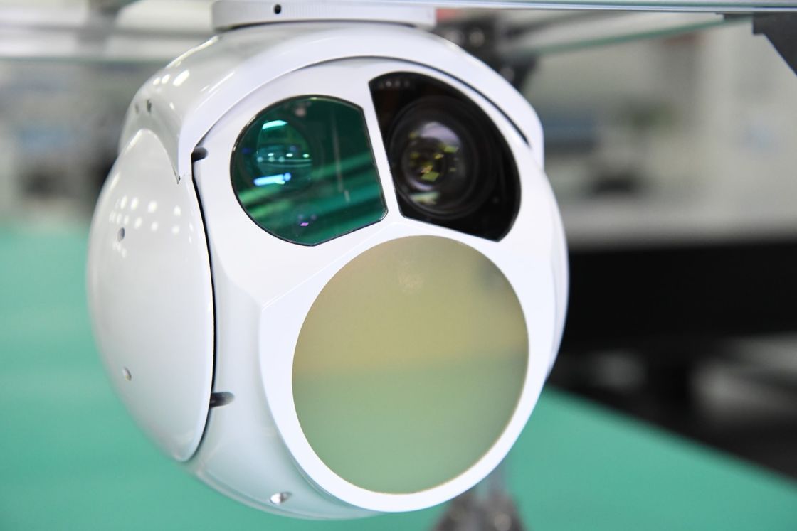 Diâmetro 170 mm EO IR UAV Zoom Camera Airborne Electro Optical Pod Com LRF
