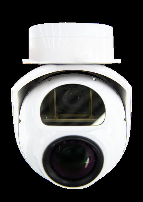 15X Sistema de Vigilância Electro Óptica Sensor EO 2 Eixo Multiespectral UAV Zoom Camera