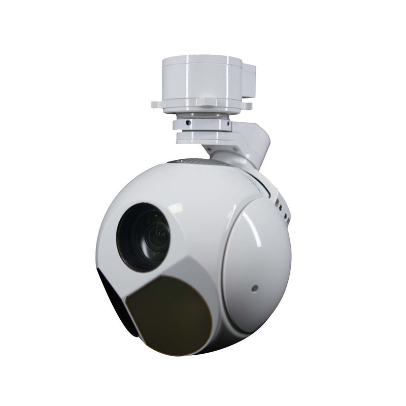 1,1kg Sensor IR EO de três eixos UAV Gimbal Camera com função de alcance de laser