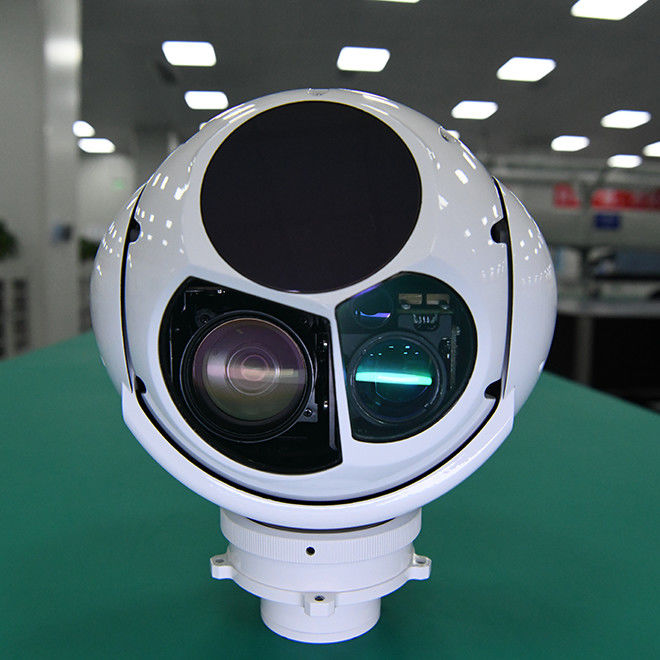 Câmera Electro Óptica 24V Sensores Infravermelhos Resolução 1920x1080 Airborne UAV Drone Pod