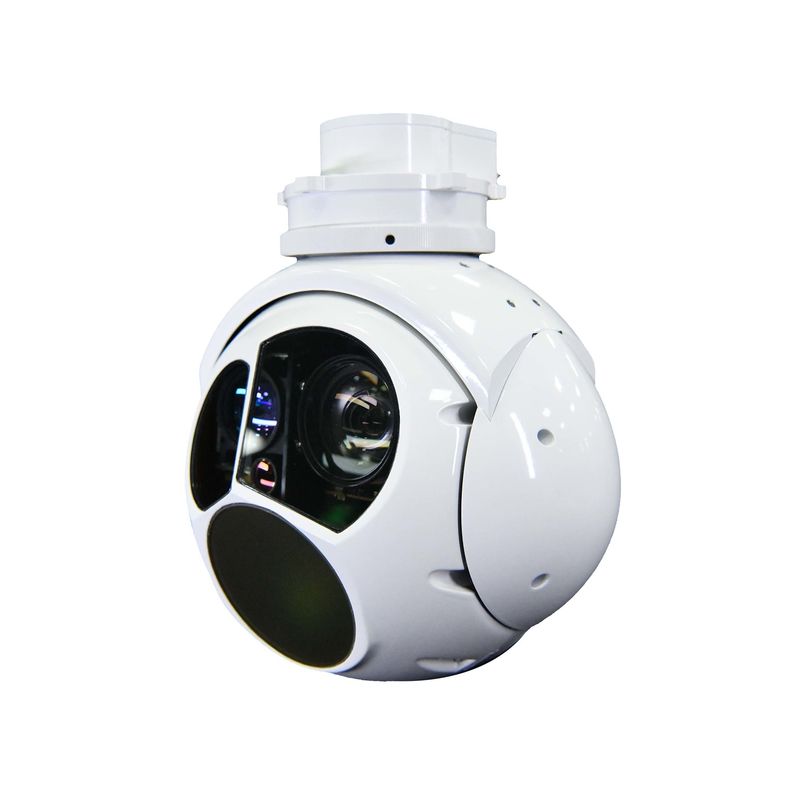 TS02 Dois eixos de alta resolução LWIR UAV térmico de carga útil Gimbal Sensor Camera com Zoom