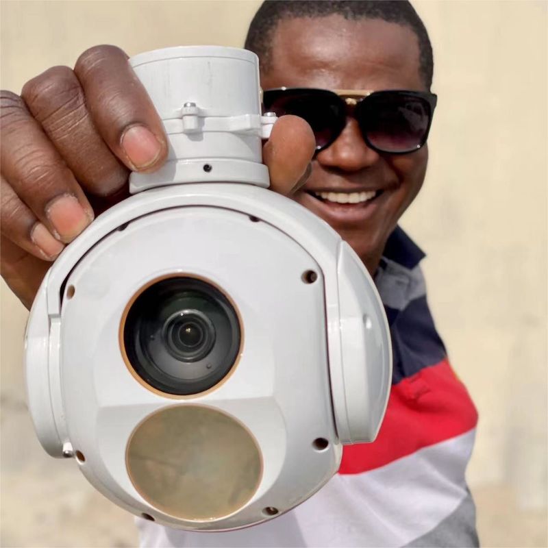 Electro-Optical UAV 30X Zoom EO 640x512 IR Câmera térmica com saída de vídeo Ethernet TS120BT-04